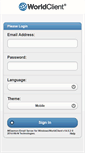 Mobile Screenshot of mail.pasargadnet.com